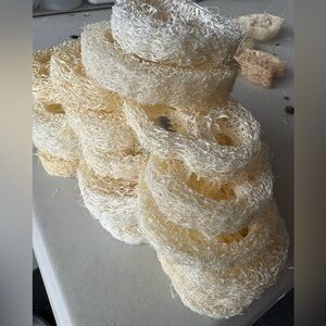 Natural Loofah Sponges set (43)